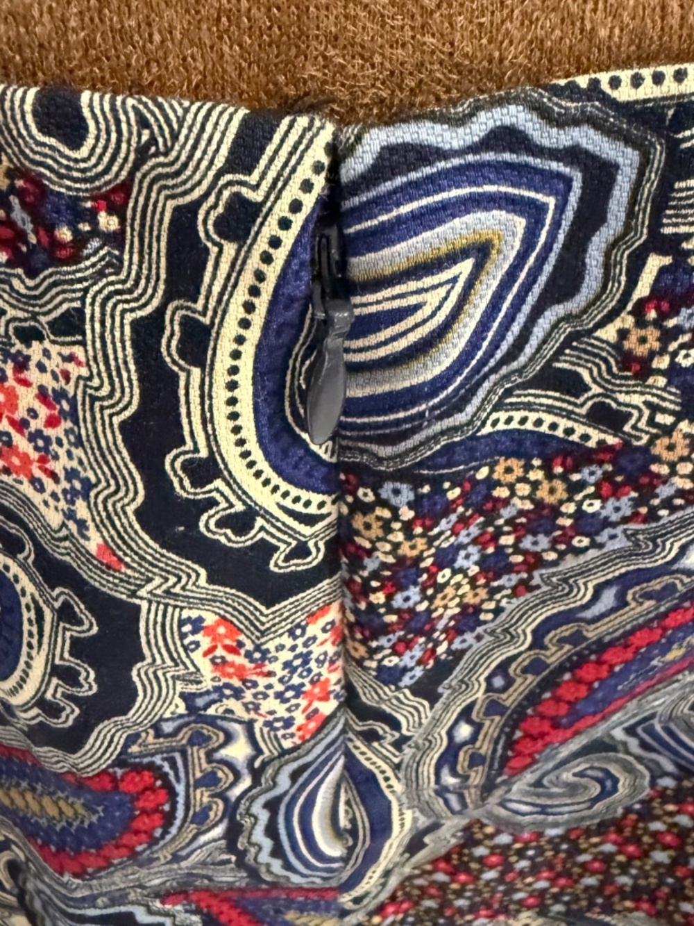 Tommy Hilfiger Classic Paisley Floral Mini Skirt - Size 10 - Picture 5 of 9